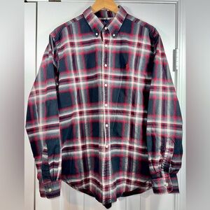 Ralph Lauren Red and Blue Plaid Casual Shirt XL